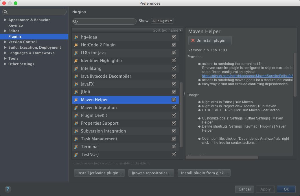 IntelliJ IDEA插件推荐_Java开发IDEA插件_intellij idea mac