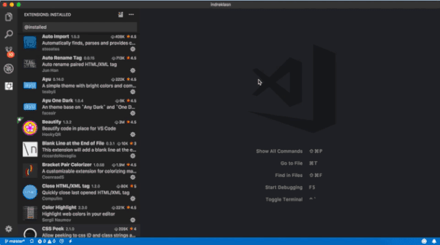 Visual Studio Code插件下载量_VSCode插件推荐_sublime text 3 php插件