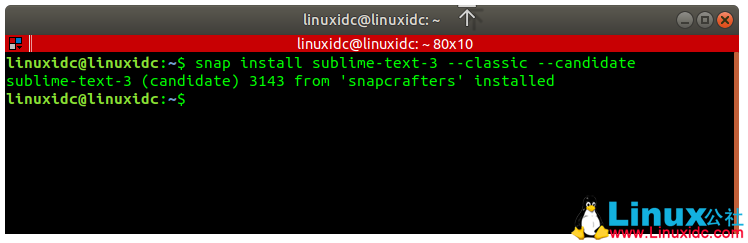 Ubuntu Sublime Text 3 快照安装方法_Sublime Text 3 Ubuntu Snap安装教程_sublime text 2 