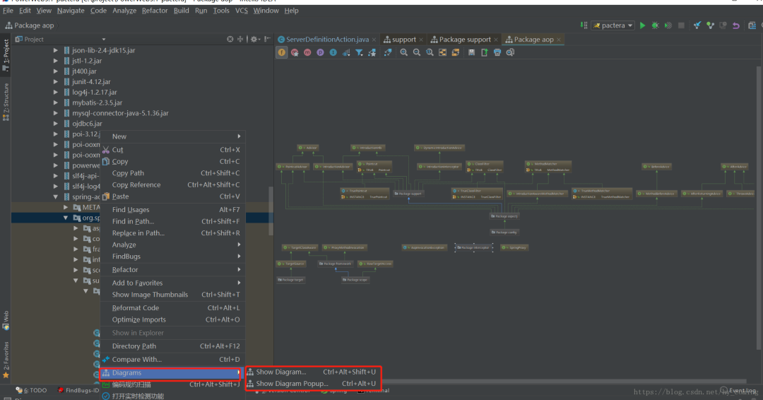 intellij idea类图_UML类图绘制教程_IDEA自动生成UML类图插件