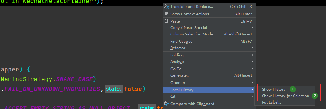 IDEA Local History 使用方法 _intellij idea无法删除文件_Intellij IDEA Local History 恢复删除文件 