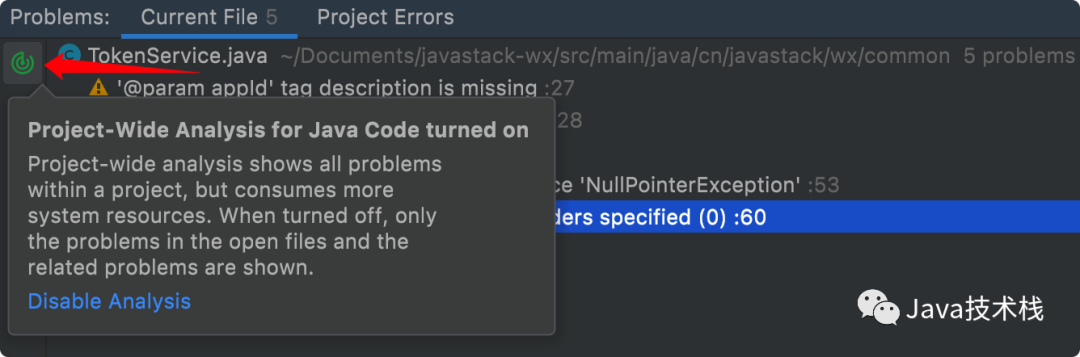 intellij idea mac_Java 项目级分析_IDEA 2021.2 新功能