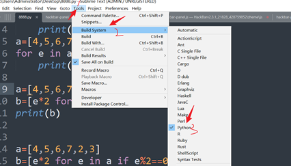 Sublime Text 代码编辑器教程_运行Python文件方法_sublime text 3 html