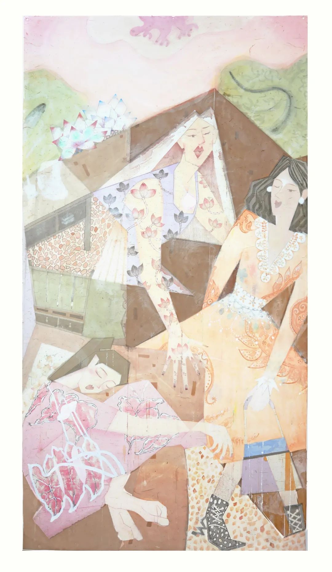 木兰式女性困境_女子对镜艺术分析_the sketch book
