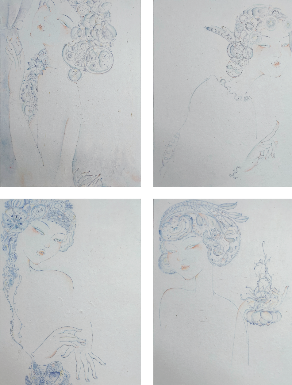 木兰式女性困境_女子对镜艺术分析_the sketch book