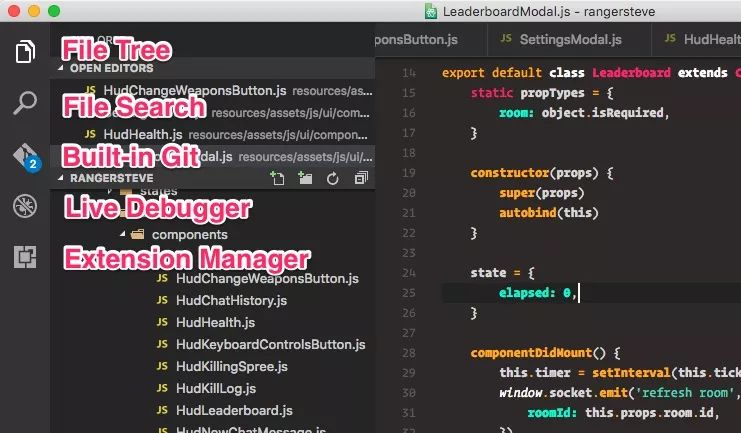  VS Code 智能补全功能 _sublime text程序图标_Visual Studio Code 开源跨平台编辑器 