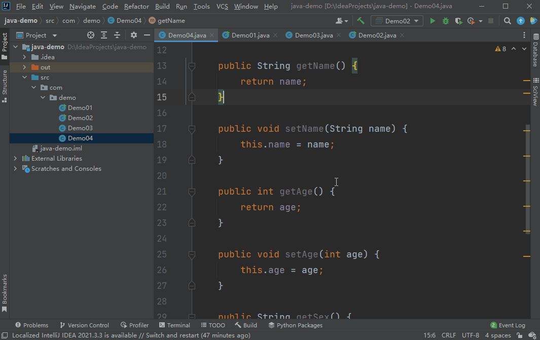  IntelliJ IDEA 快捷键动图演示 _IntelliJ IDEA 快捷键总结_intellij idea卸载
