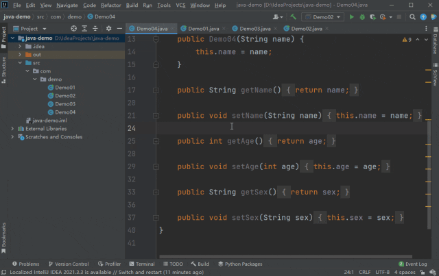  IntelliJ IDEA 快捷键动图演示 _IntelliJ IDEA 快捷键总结_intellij idea卸载