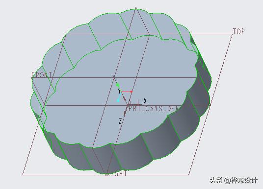 Creo 7.0 月饼设计教程_creo sketch_Creo 7.0 月饼建模步骤