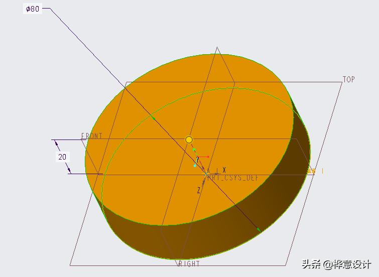 creo sketch_Creo 7.0 月饼建模步骤_Creo 7.0 月饼设计教程