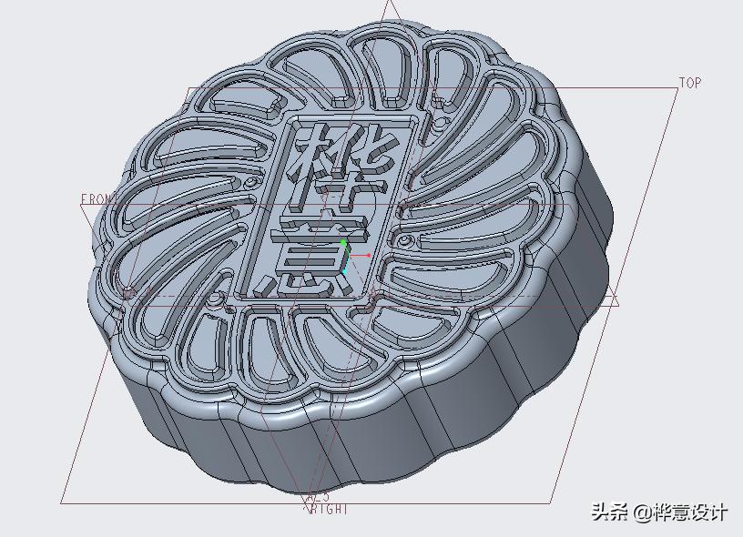 Creo 7.0 月饼设计教程_creo sketch_Creo 7.0 月饼建模步骤