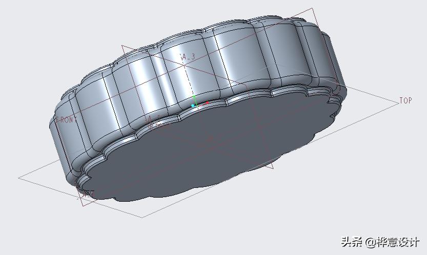Creo 7.0 月饼设计教程_Creo 7.0 月饼建模步骤_creo sketch
