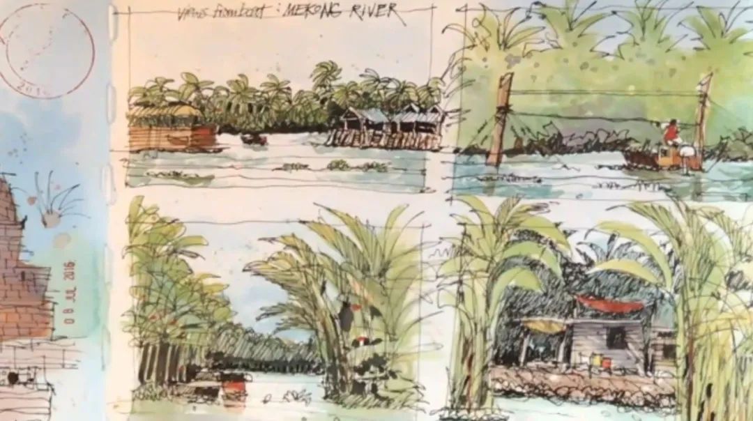  速写旅行记录方法 _速写技巧 James Richards _travel sketch