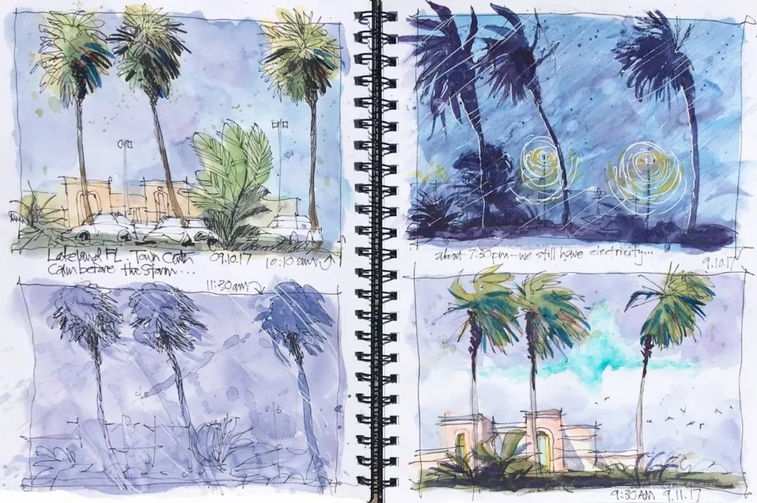 速写技巧 James Richards _ 速写旅行记录方法 _travel sketch