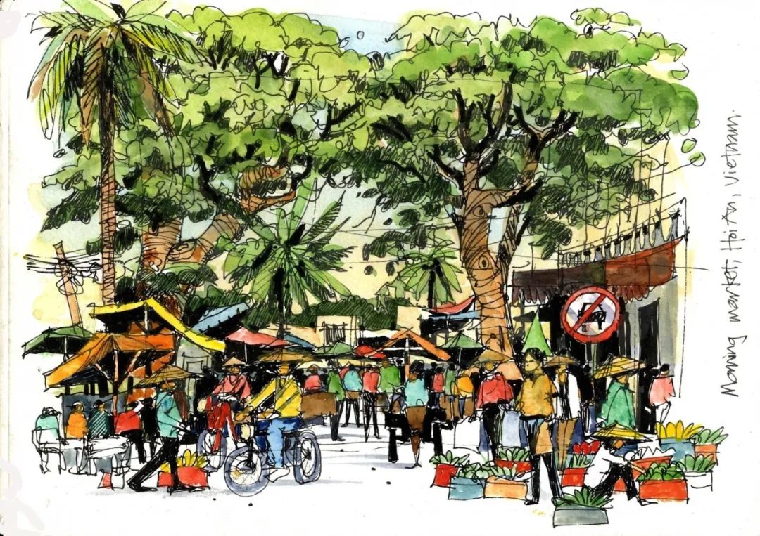 travel sketch_ 速写旅行记录方法 _速写技巧 James Richards 