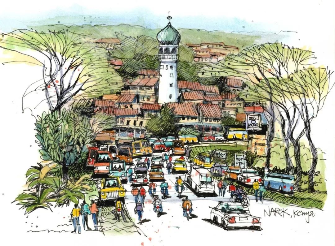  速写旅行记录方法 _速写技巧 James Richards _travel sketch