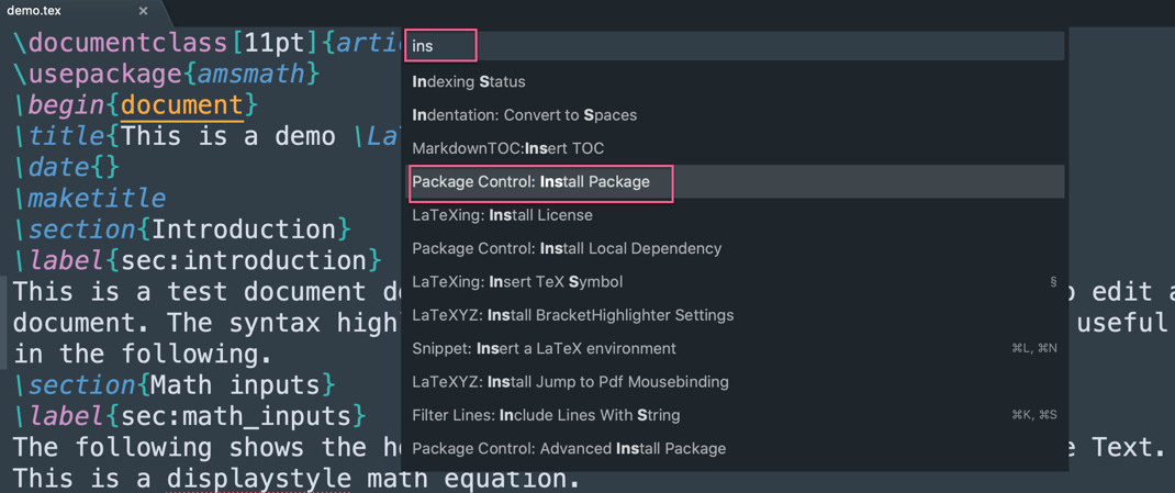 sublime text在哪下载_LaTeX论文编辑器Sublime Text_Sublime Text LaTeX插件安装