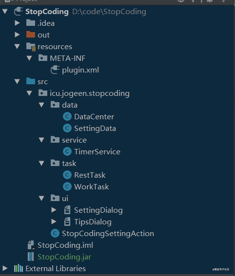 程序员久坐提醒工具_IDEA 防沉迷插件开发教程_intellij idea swing