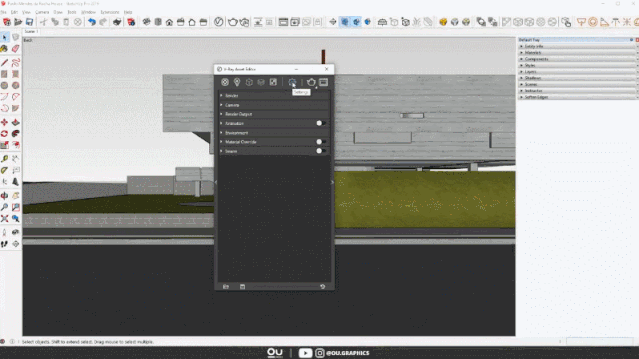 SketchUp VRay 提高工作效率_VRay 材质库使用技巧_sketch与sketchup