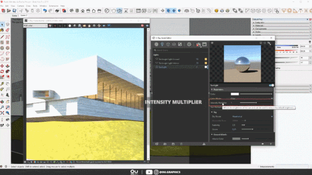 VRay 材质库使用技巧_SketchUp VRay 提高工作效率_sketch与sketchup