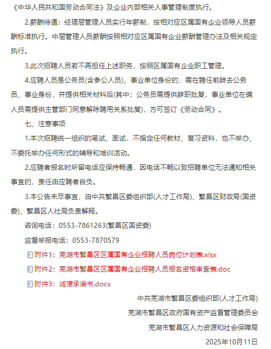 繁昌区招聘公告发布流程_繁昌招聘_繁昌区招聘条件要求